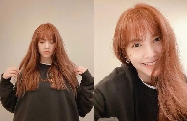  「个性」春天显白发色推荐！泰妍撞色焦糖橘，金多美手刷染展现个性美