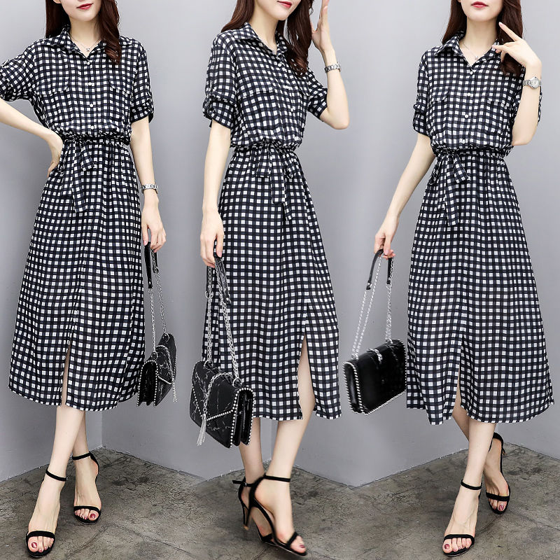 太美了，黑妹子赶紧来瞧瞧!这些精致印花雪纺裙，亮肤又遮肉