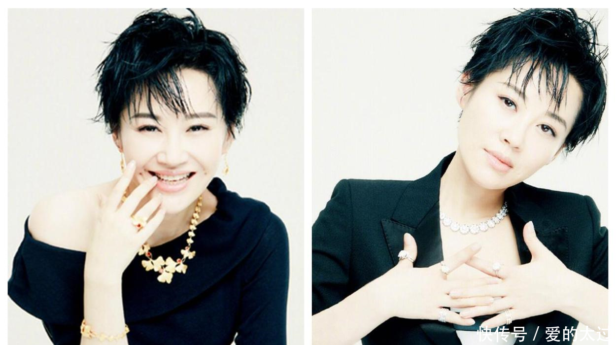 许晴剪了短发实在惊艳, 身材更是好到没话说