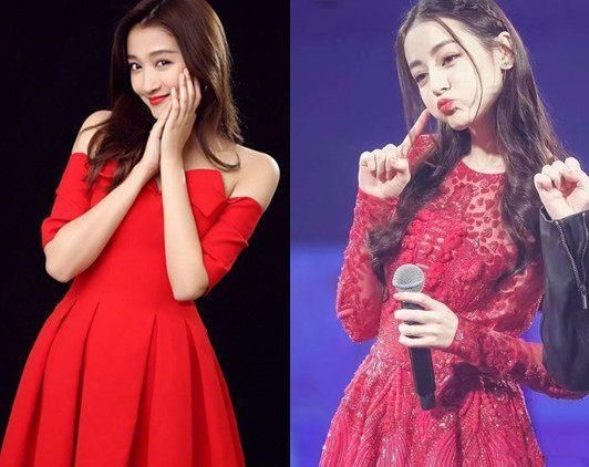 关晓彤和迪丽热巴同框，终于知道真正的女神，网友:太美了
