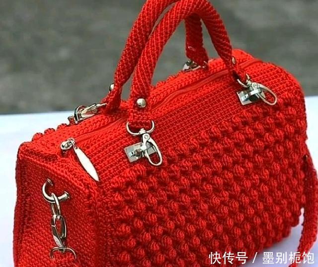 『手工』一点不比名牌包包差!多款手工编织的毛线包包,太时尚了