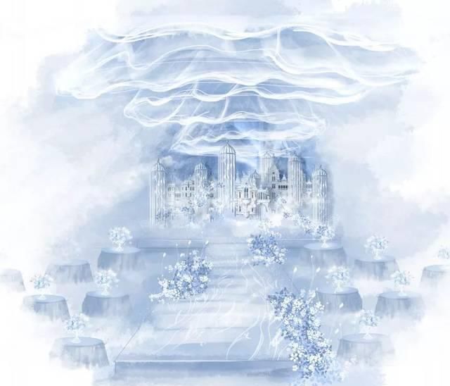  『蓝色』在冰蓝色的世界里，上演我们的冰雪奇缘，春天里特别的冰雪婚礼