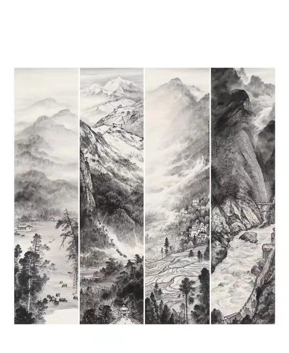  「建国」建国70周年重点推荐艺术家刘国志国画作品欣赏