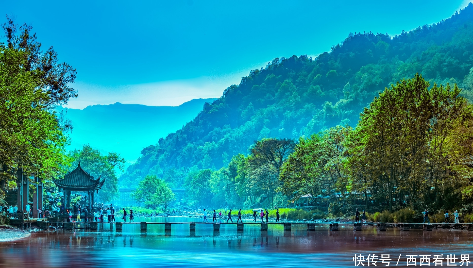 四川眉山这个隐藏于闹市的古镇，多少故事烟雨中