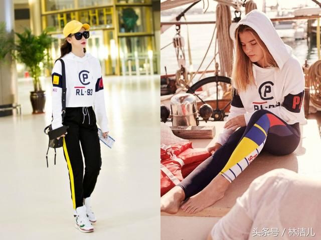 吴奇隆刘诗诗情侣装现身机场狂撒狗粮，宋茜就不能好好穿衣吗？