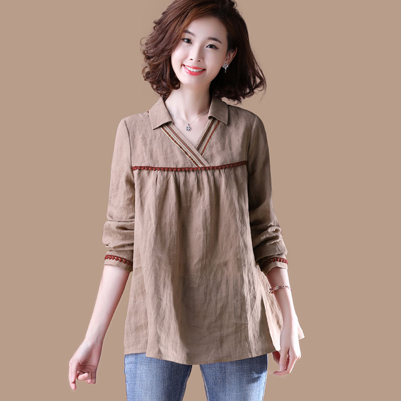 入秋后，老婆不爱穿裙子，买了洋气又好看的百搭衫，美的让人心醉