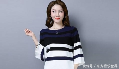 【适合】今年主流行的“法式小衫”,适合皮肤暗黄女人穿,美嫩衬肤白