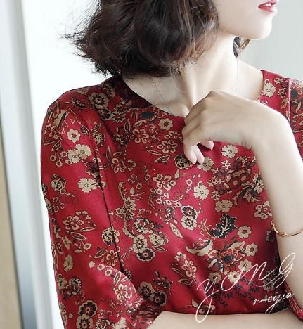  『重样』“温莎红”复古衫终于上新了！咬咬牙给婆婆买了7条，美的不重样