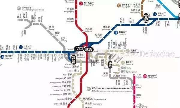 中国高铁最多的省市是北京、武汉还是郑州 一张图看懂