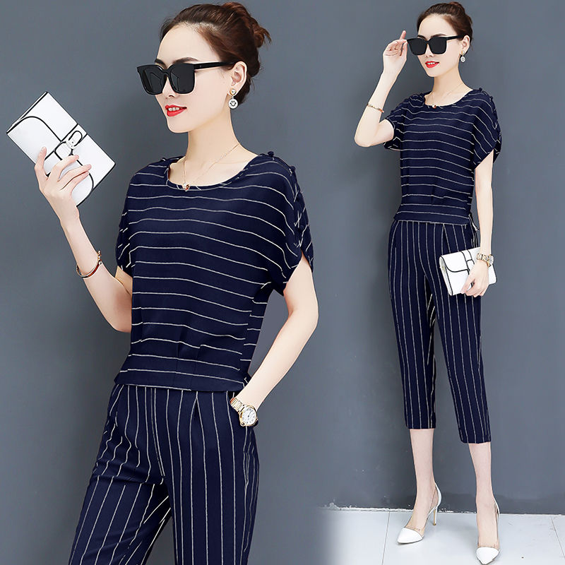 最近火爆的七分裤套装，真是够美够高级!难怪老婆扔了裙子买了它