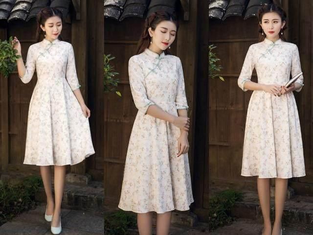今年很显气质的中国旗袍,穿上身高贵端庄又很女人!