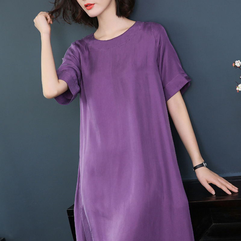 老婆贼会搭!新款优雅的高档氨丝裙+时尚高跟鞋,真是迷死人了