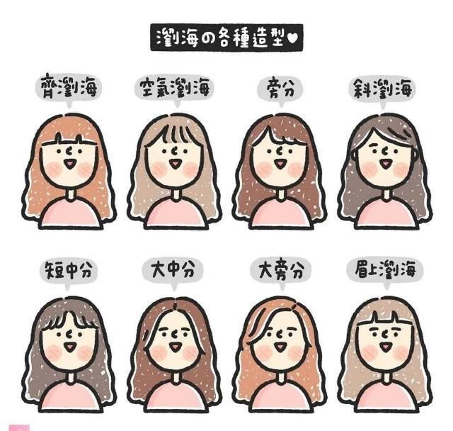  「富江刘海」你是什么脸型，就剪什么刘海，这种千万不要尝试！