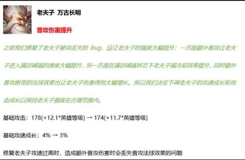  不祥征兆|王者荣耀：5.20更新后，老夫子不是削弱，冰霜长矛成为他的神装？