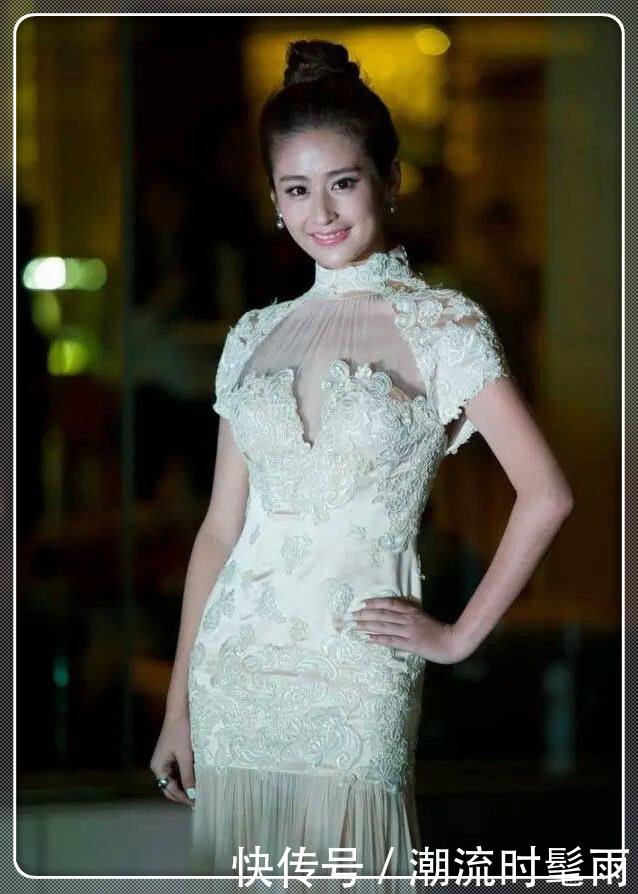 颖儿越来越有韵味了!身穿旗袍大秀东方美,这气质简直了!