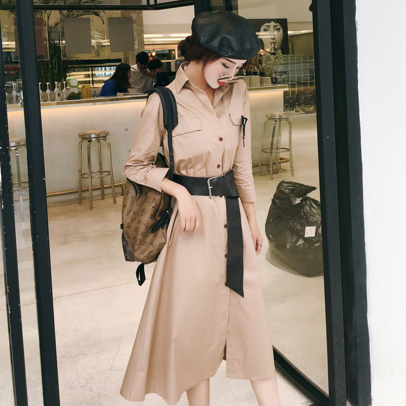 表姐130斤，打扮美!初秋不穿裤，挑这5xl裙，美得一愣一愣