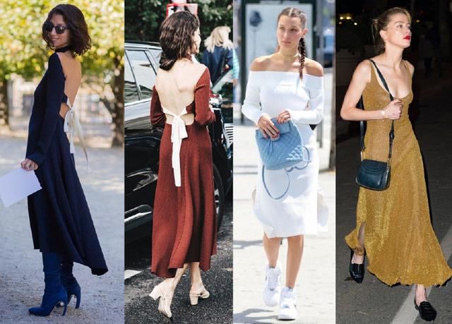 还在穿夏天的雪纺裙？秋天穿这条连衣裙才对，单穿叠穿都很美