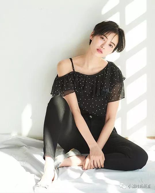 早已不再是当年日杂Mina里的金发少女：比留川游30+的黑短发魅力