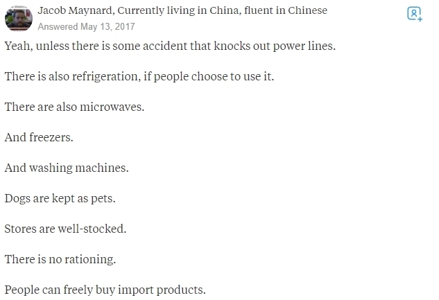 外国网友质疑: 中国能够全年24小时供电么?