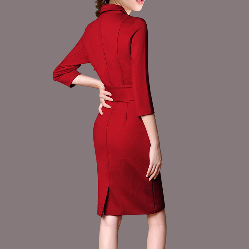 奔四奔五的职业女性来一件这样的秋装，搭配小高跟，想不美都难