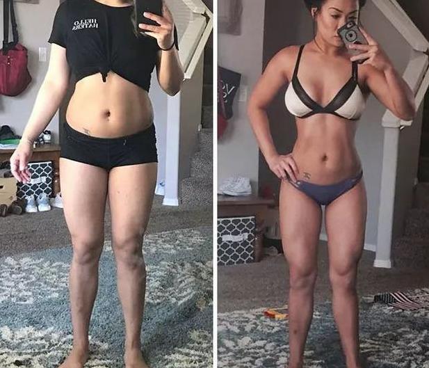 28-同是100斤，练瑜伽和不练瑜伽，身材差别有多大