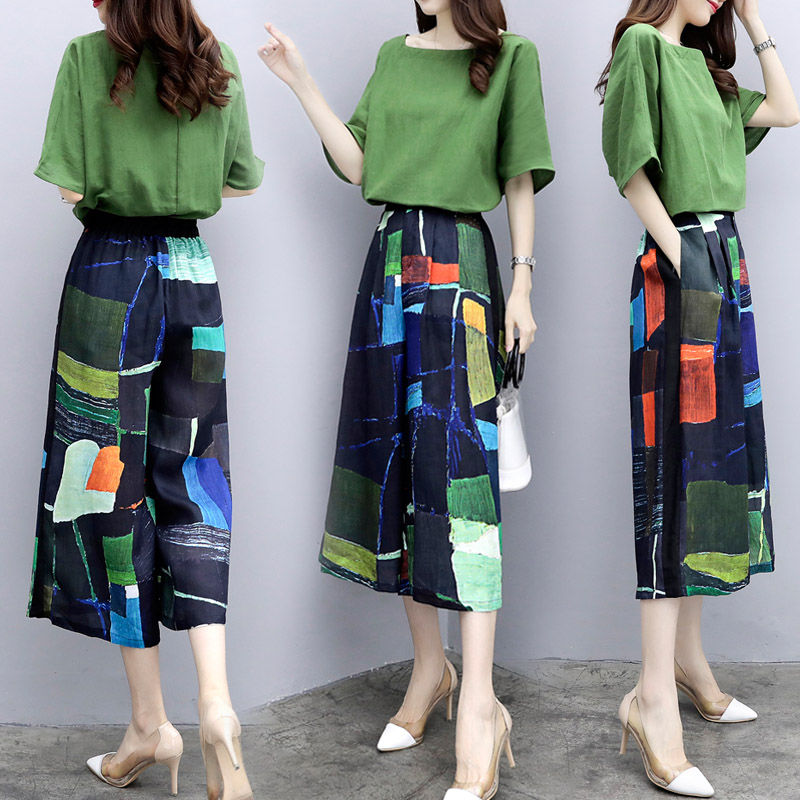 8月出去玩，试试“棉麻套装”清凉透气忒舒服，好穿又洋气美爆了