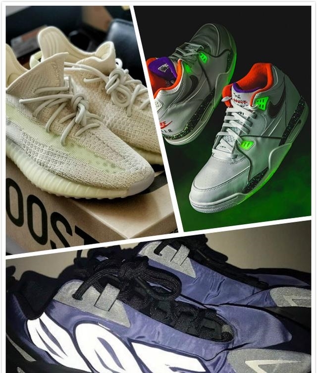 『球鞋』牛逼：Nike最牛夜光效果球鞋来了！亚洲限定Yeezy 350上脚真香！