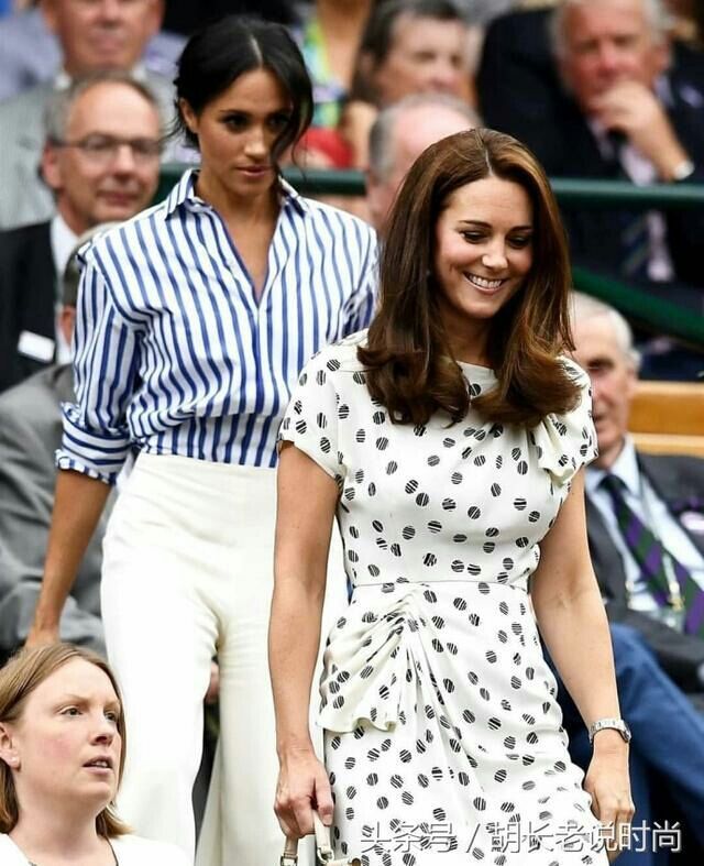 凯特与梅根出席活动，梅根装扮时尚，有一细节让大家大大赞扬