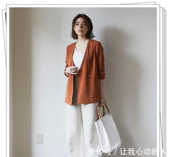 搭配■西装不要领子?日本30岁轻熟女人现在流行的春季造型