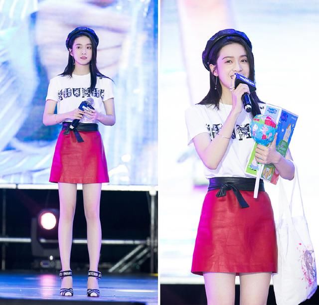 陈乔恩和小18岁的张雪迎撞造型都没输少女感，却在体型上分出胜负