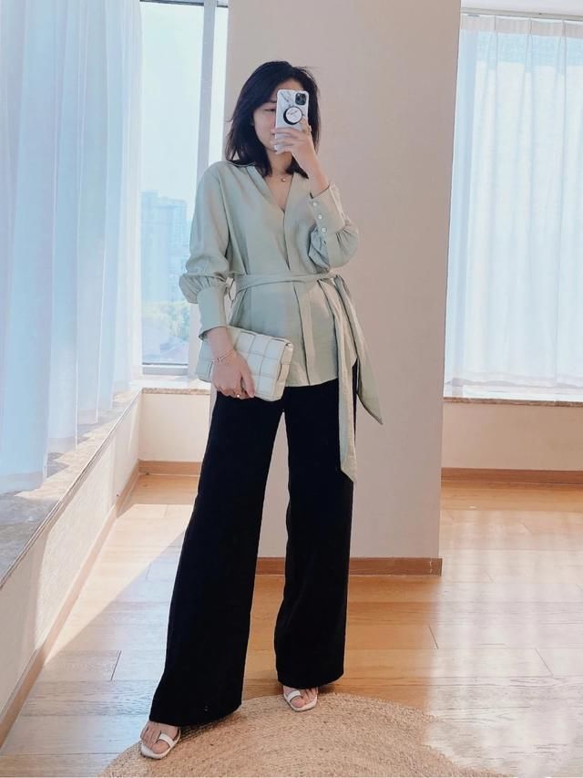  『凹出女性』初夏别总穿黑白灰了，换上这些绿色系单品，气质清新还显白