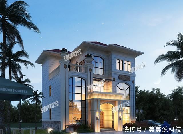  「平面布局图」江西农村35万建别墅，广东60万，福建100万，你觉得哪栋更值？