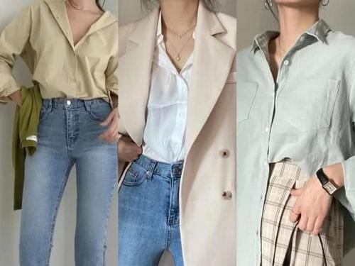 「衬衫的款式」论高级感是怎么练成的?学学精致女孩这样穿,时髦个性又迷人