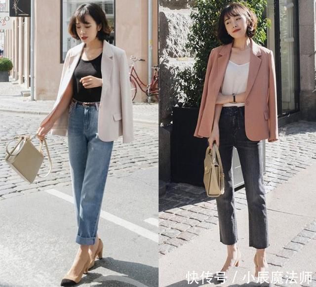  #职场女性#时尚、干练的小西装穿搭，让你轻松成为职场女神！
