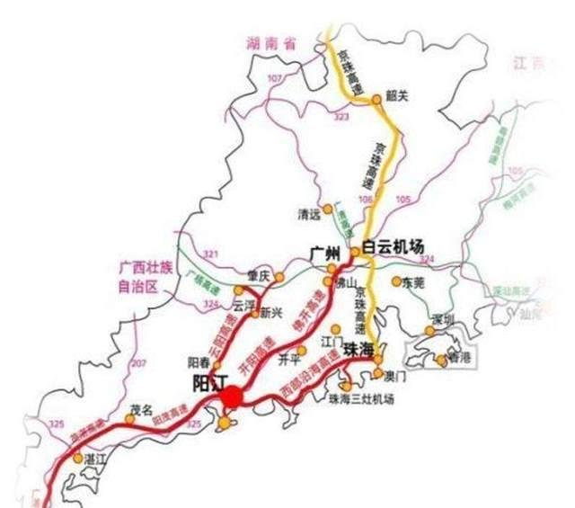  「地市」广东粤西地区这三个地市发达了，即将新建一座国际机场