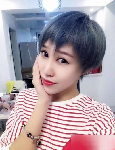 11款刘海在眉毛上面的发型，清凉也好看!