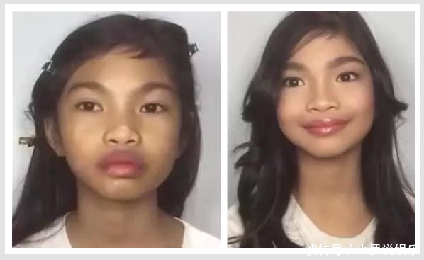 抖音05后小学生化妆技术，碾压一众大学生，网友：还是作业少！