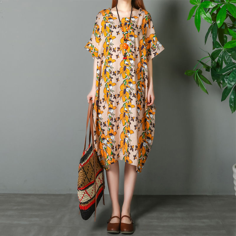 不骗你!从未见过这么美的棉绸裙，51岁婆婆穿上，比旗袍还优雅