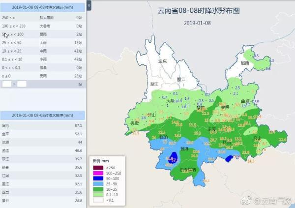 大范围降雨如期而至 云南这些地方一天下的雨可能比一个月还多！