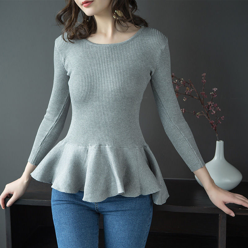 这种毛衣才刚上市就火了，舒适好看不扎人，搭小脚裤，短裙特完美