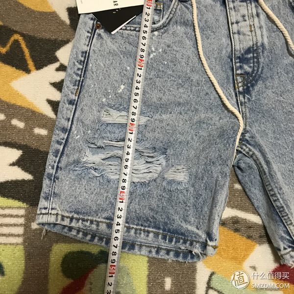 服饰快消品 篇七十五:Zara 破洞装饰牛仔百慕大短裤晒单