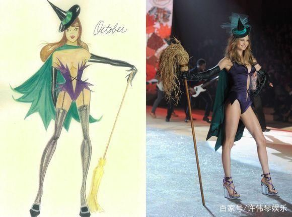 欣赏一批维密的设计手稿，和实物相比，哪个更惊艳？