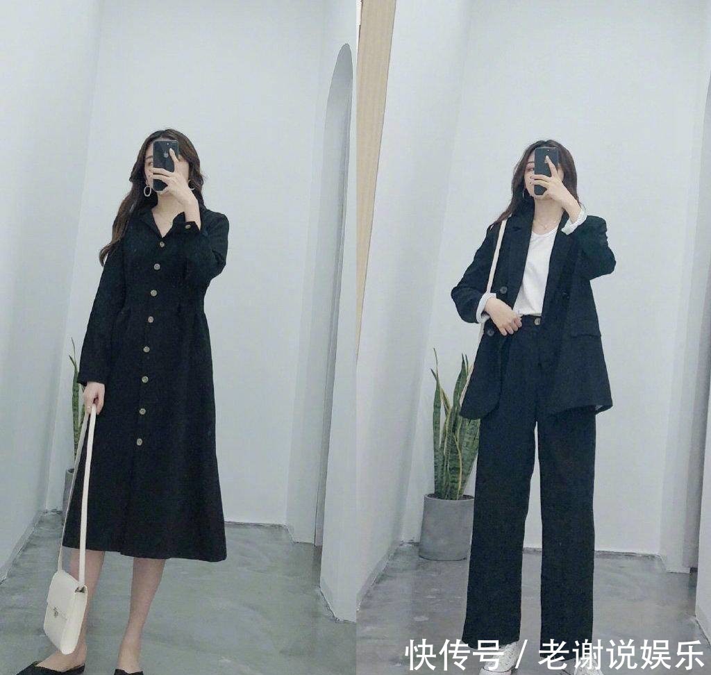  『试试』35岁如何穿出高级感？试试莫兰迪色“A字裙”，让你优雅又气质