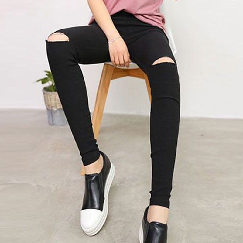 今秋流行穿打底裤，难怪老婆不穿牛仔裤，遮肉显瘦还很时髦