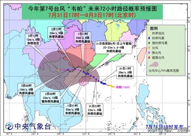 新变化！7号台风转向登陆了，但还有2次，潜力预报提升至10级