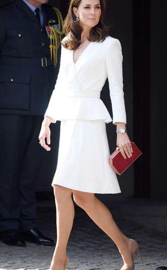莱蒂齐亚和凯特王妃穿白色很出众! 清爽的颜色、简约风格真撩人!