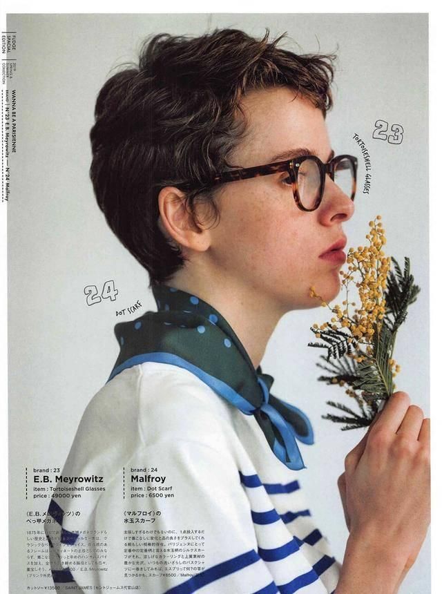  「条纹衫」春季配饰，比项链更好戴的，是妈妈的丝巾呀