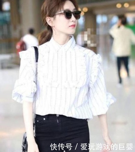 江疏影为了显腿长，卫衣直接当裙穿也不嫌短