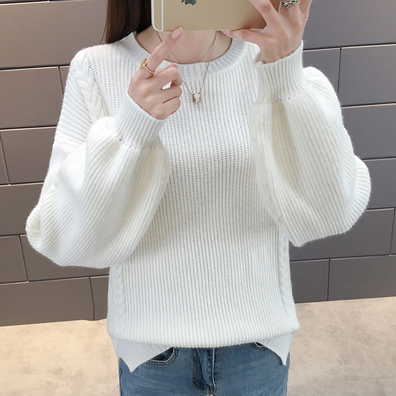 优质套头针织衫，秋天可以单穿，冬天还可以做内搭，非常实用哦