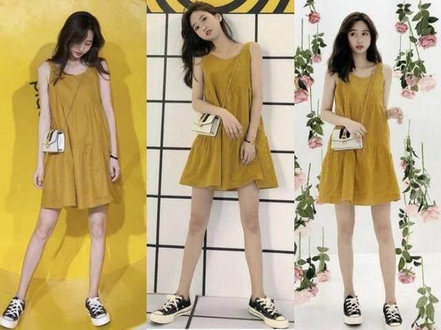 今年夏天很流行穿黄色裙子，再配上这5双鞋子，特别好看!